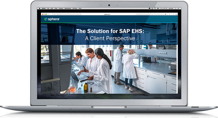 The Solution for SAP EHS: A Client Perspective