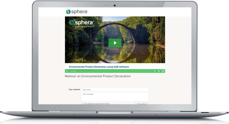 Environmental Product Declaration Using Sphera's Life Cycle Assessment Software