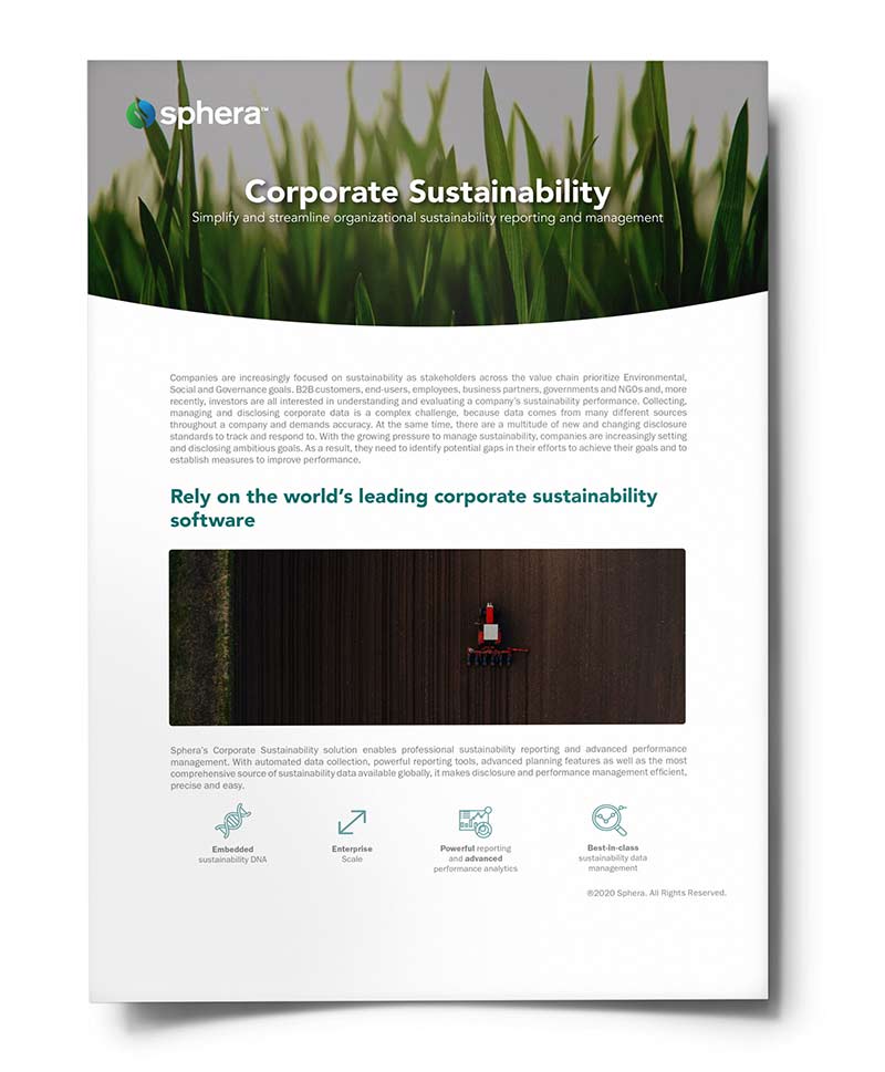 Corporate Sustainability Software Brochure