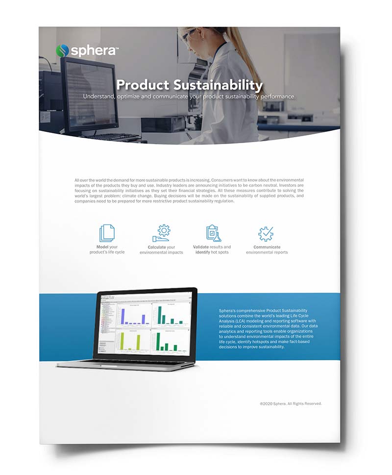 Product Sustainability Software Brochure