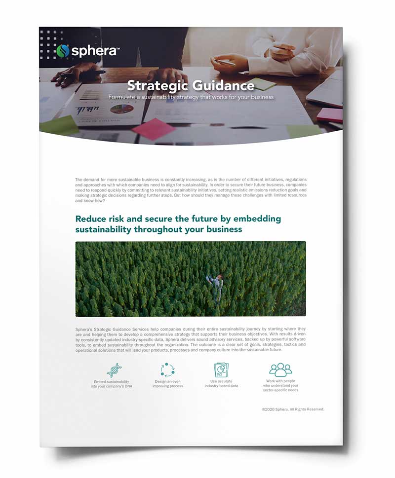 Sustainability Strategy Guidance Brochure