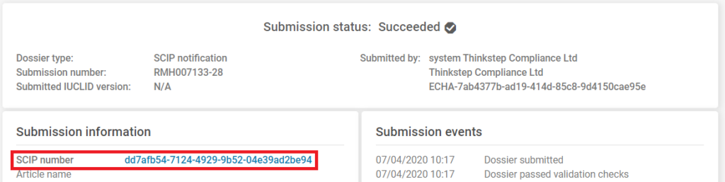 Simplifying Notifications to the ECHA SCIP database
