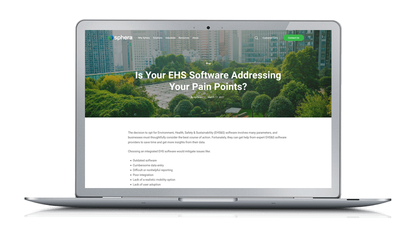 Is Your EHS Software Addressing Your Pain Points? top ehs software