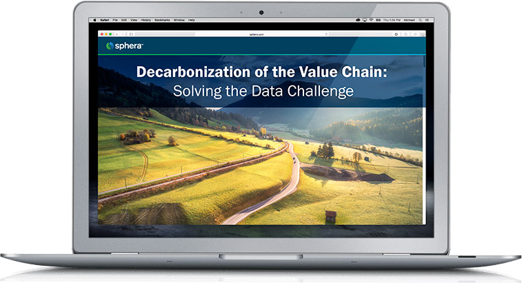 Decarbonization of the Value Chain Solving the Data Challenge