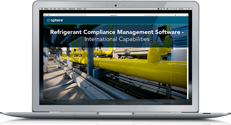 Refrigerant Compliance Management Software - International Capabilities