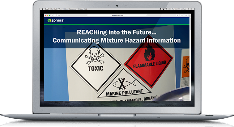 REACHing into the Future… Communicating Mixture Hazard Information
