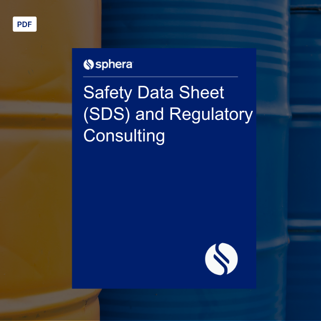 B 039 Safety Data Sheet (SDS) and Regulatory Consulting