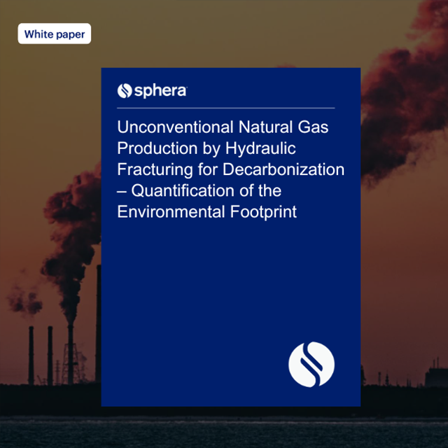 Unconventional Natural Gas Production by Hydraulic Fracturing for Decarbonization – Quantification of the Environmental Footprint Thank You