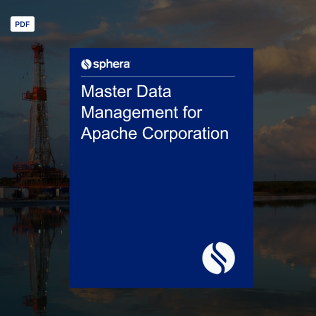CS 011 – Master Data Management for Apache Corporation Thank You