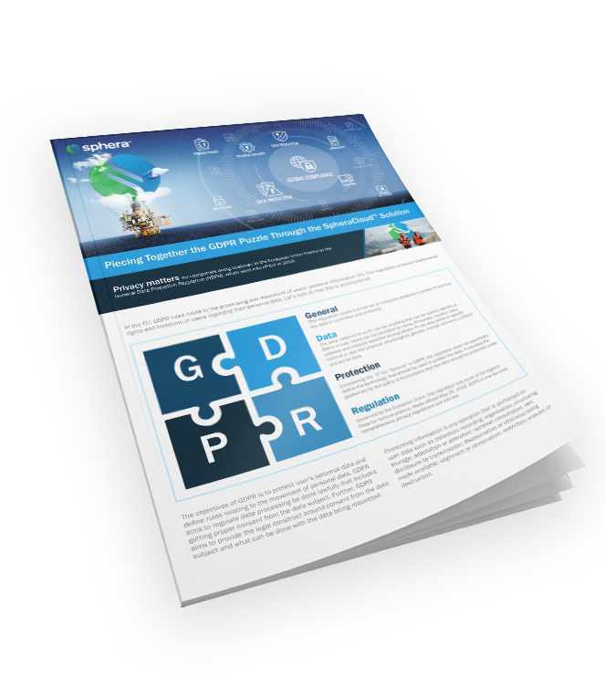 Piecing Together the GDPR Puzzle Through the SpheraCloud Solution