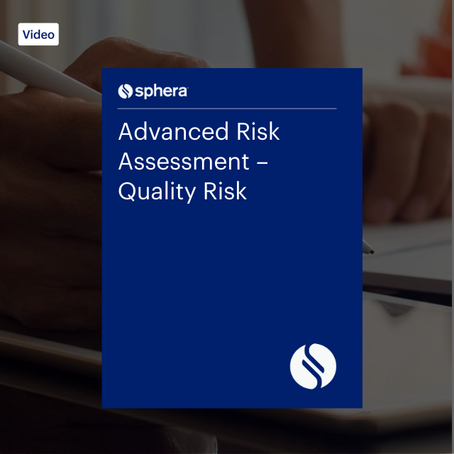 DV 030_Advanced Risk Assessment – Quality Risk