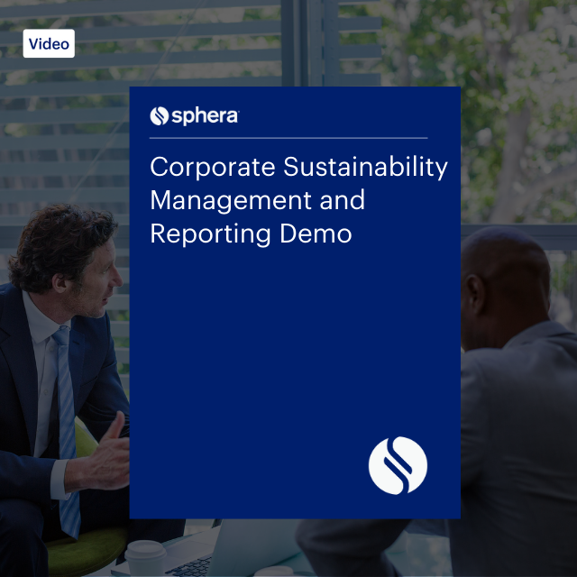 V 033 Corporate Sustainability Management and Reporting Demo