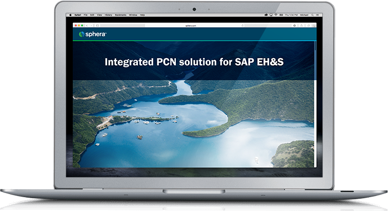 Laptop - integrated pcn solution for sap ehs