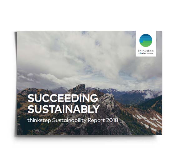 Transparently Communicating Our Impacts - thinkstep Sustainability Report 2018