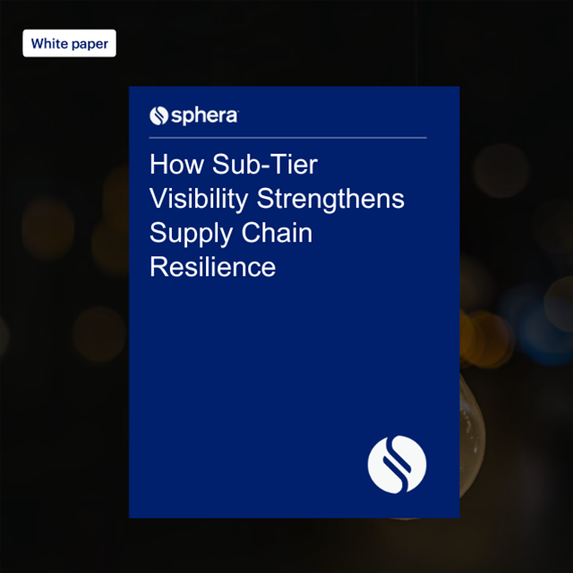 WP 005 – How Sub-Tier Visibility Strengthens Supply Chain Resilience Thank You