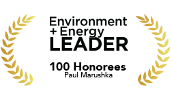 Paul Marushka won The annual Environment+Energy Leader 100 (E+E100) award