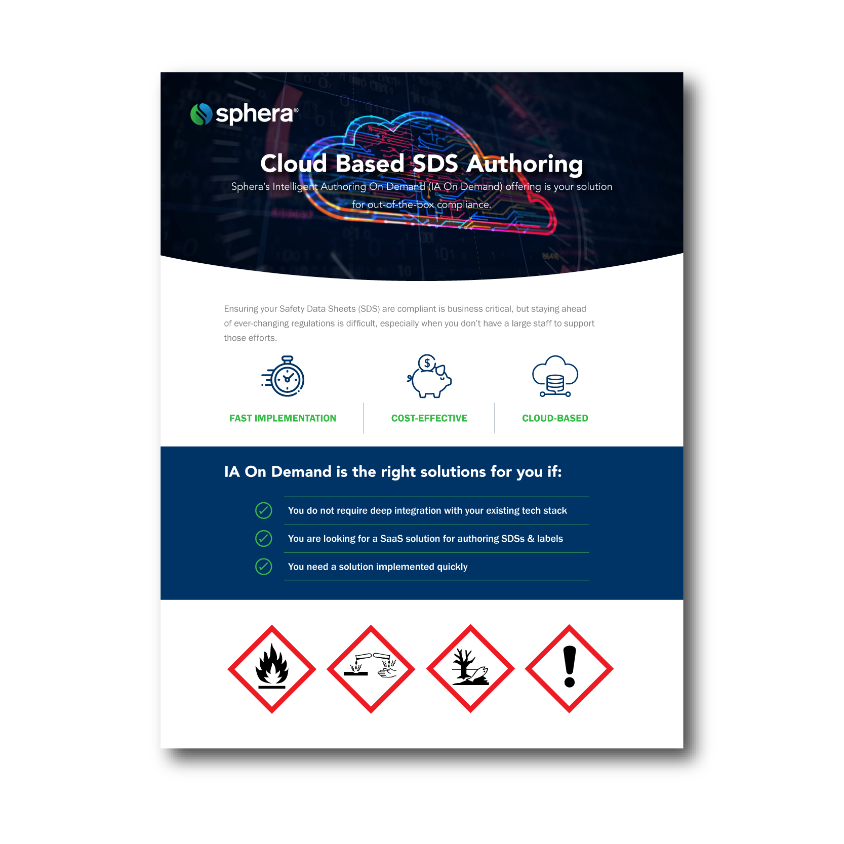 Cloud Based SDS Authoring