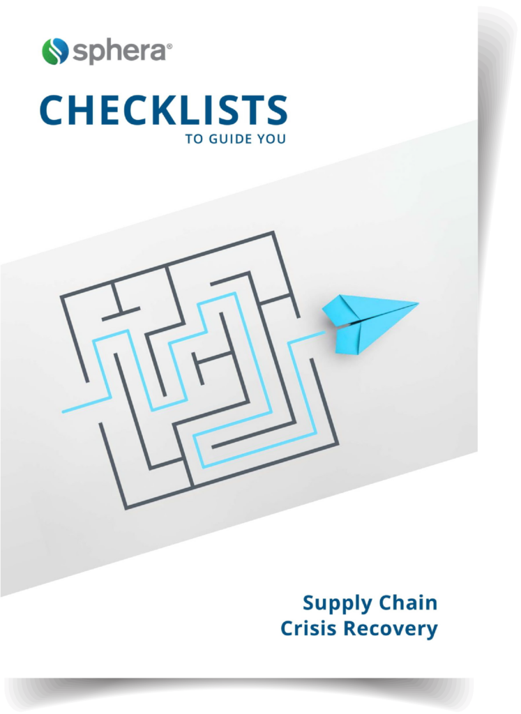 COVER Supply Chain Crisis Recovery Checklists_SPHERA-1