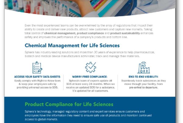 Total Control of Product Stewardship for Life Sciences