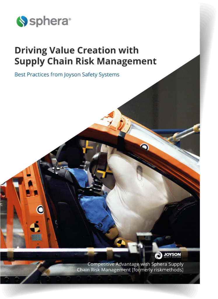Driving Value Creation with Supply Chain Risk Management