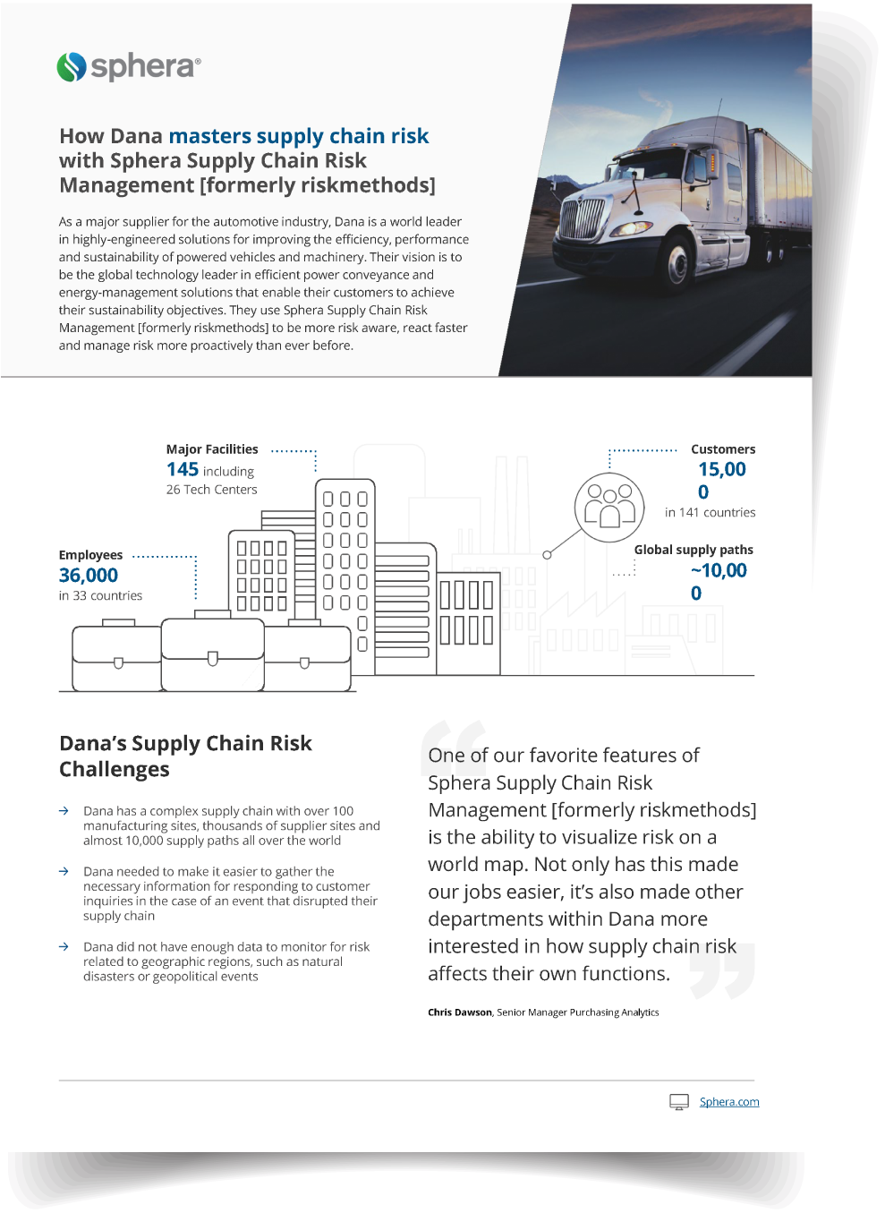 How Dana Masters Supply Chain Risk with Sphera Supply Chain Risk Management [formerly riskmethods]