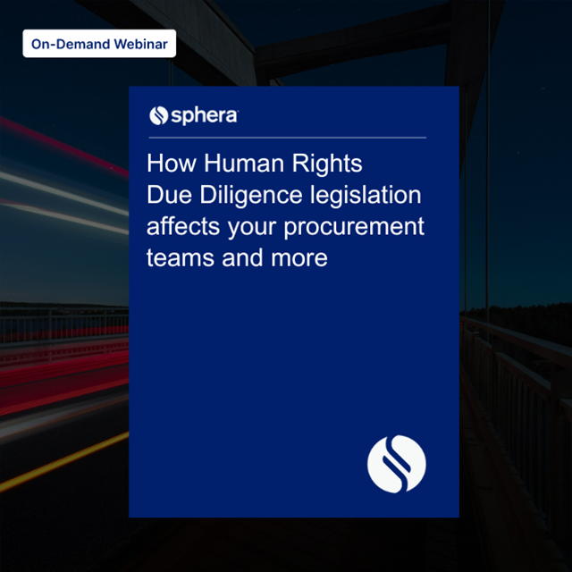 WO How Human Rights Due Diligence legislation affects your procurement teams and more Thank You