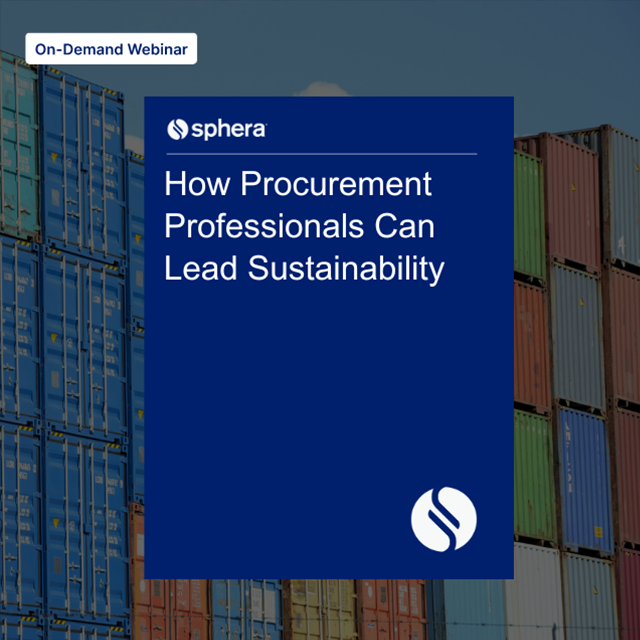 WO How Procurement Professionals Can Lead Sustainability Thank You