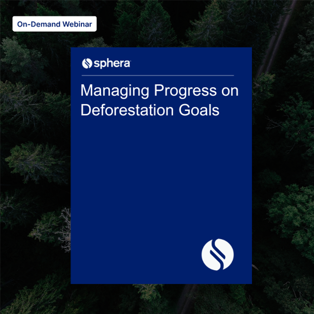 WO Managing Progress on Deforestation Goals Thank You