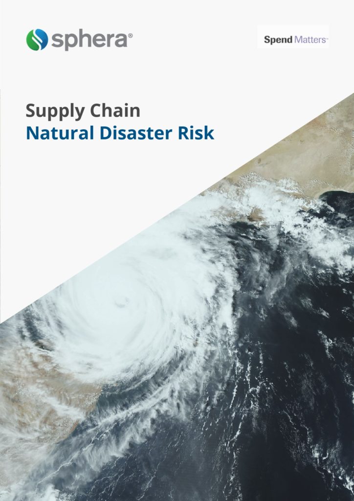 Supply Chain Natural Disaster Risk