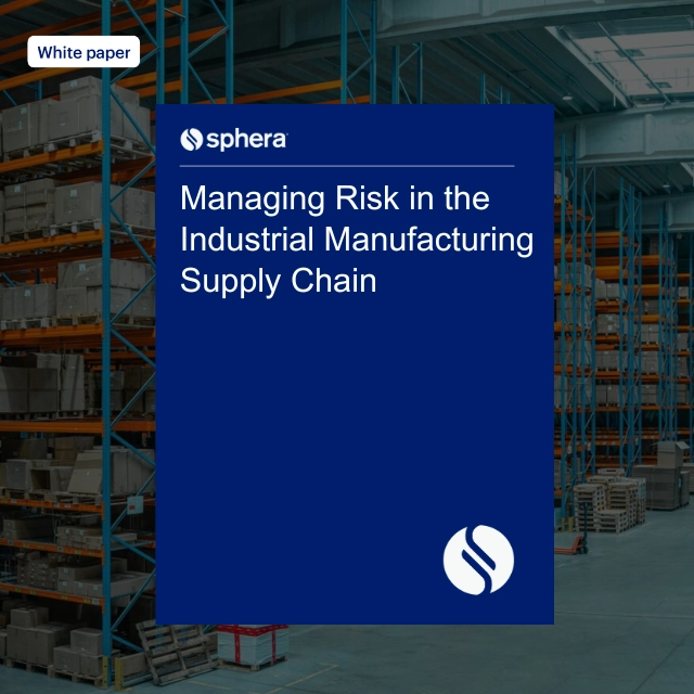 WP 018 – Managing Risk in the Industrial Manufacturing Supply Chain copy