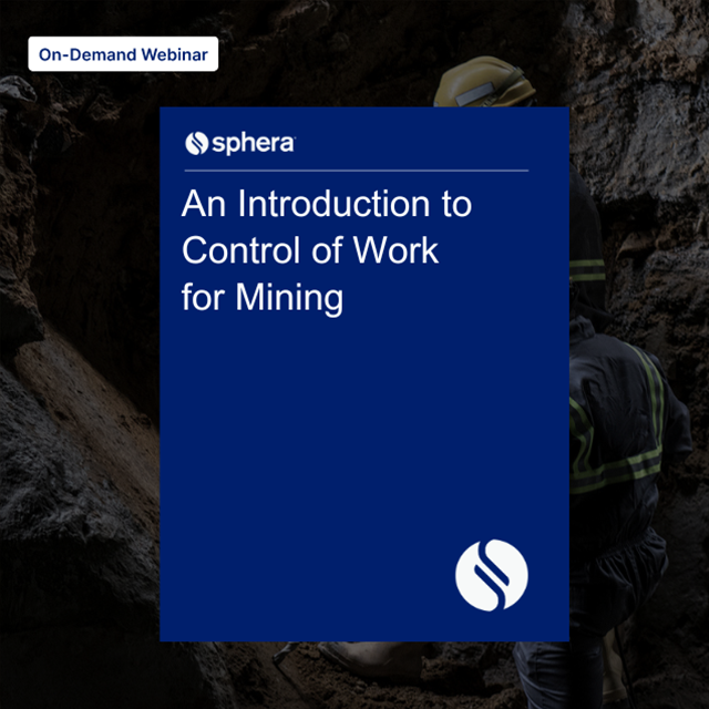 WO 125 An Introduction to Control of Work for Mining Thank You