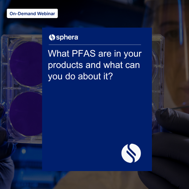 WO What PFAS are in your products and what can you do about it Thank You