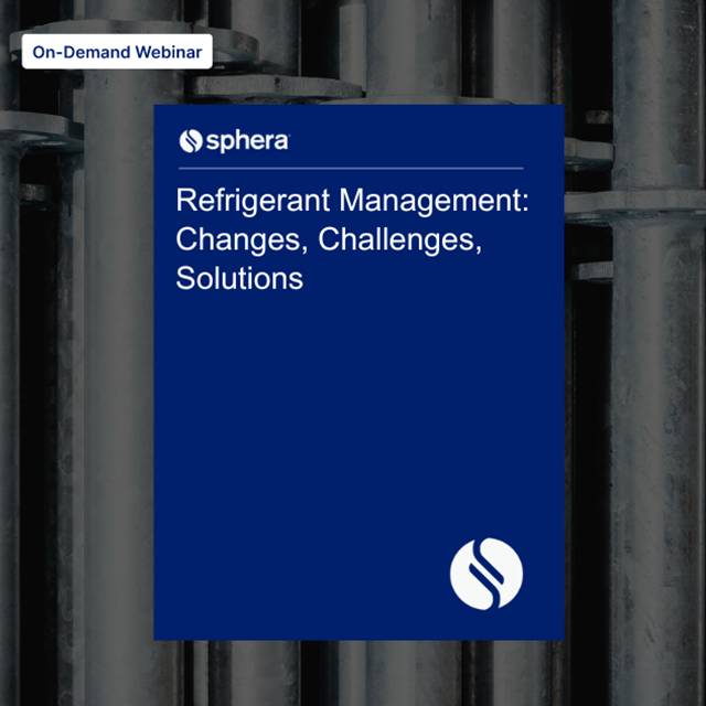 WO Refrigerant Management Changes, Challenges, Solutions Thank You