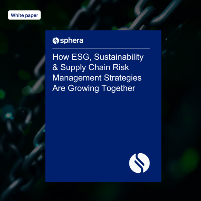 WP 43 How ESG, Sustainability & Supply Chain Risk Management Strategies Are Growing Together Thank You
