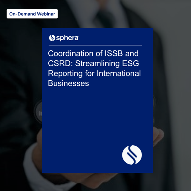 WO Coordination of ISSB and CSRD Streamlining ESG Reporting for International Businesses Thank You
