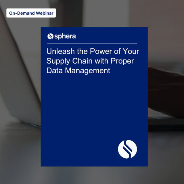 WO WO Unleash the Power of Your Supply Chain with Proper Data Management Thank You