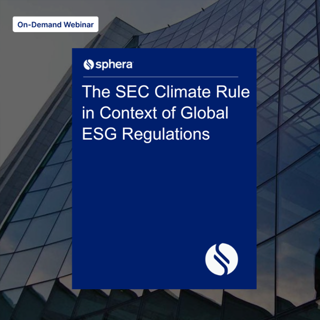 WO 124 The SEC Climate Rule in Context of Global ESG Regulations Thank You