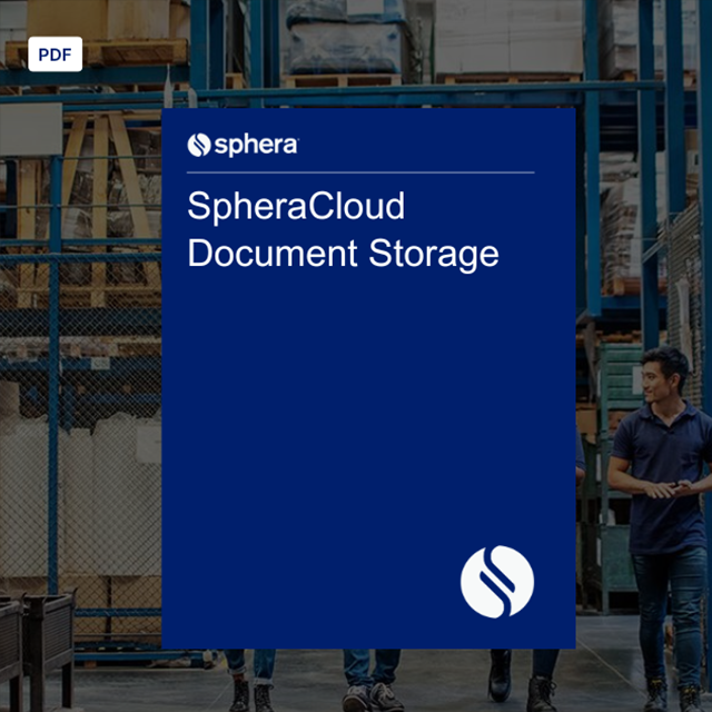 SpheraCloud Document Storage