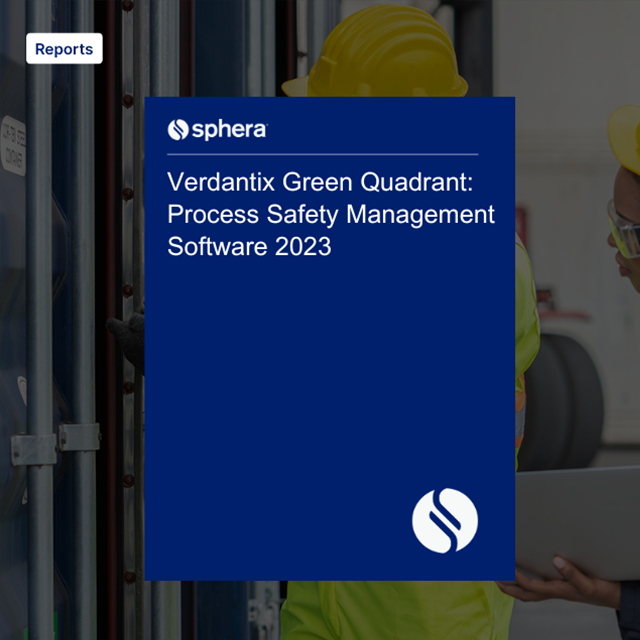 Verdantix Green Quadrant- Process Safety Management Software 2023 Thank You