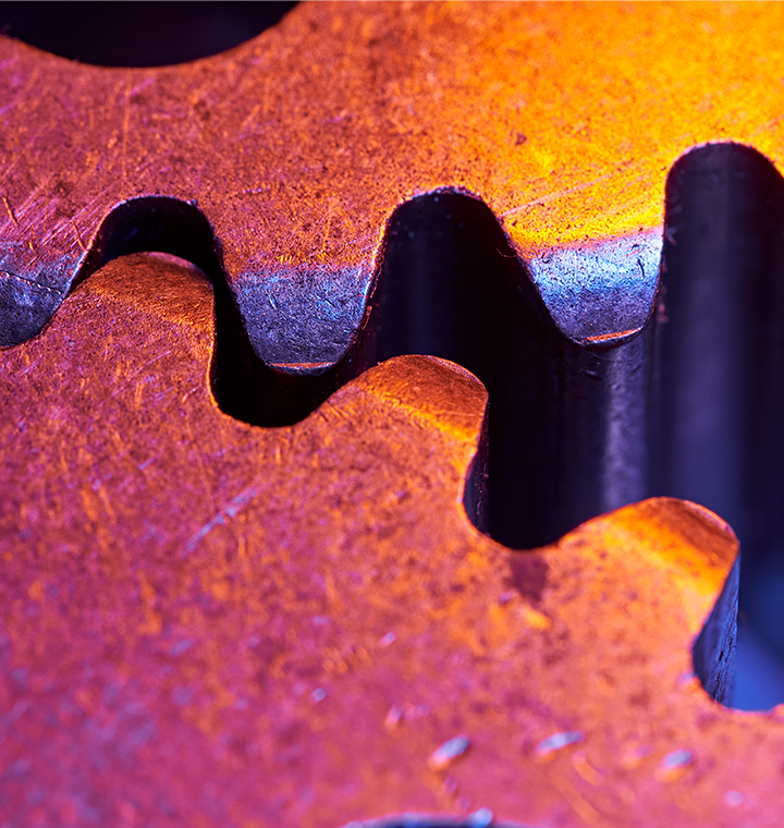 gears moving