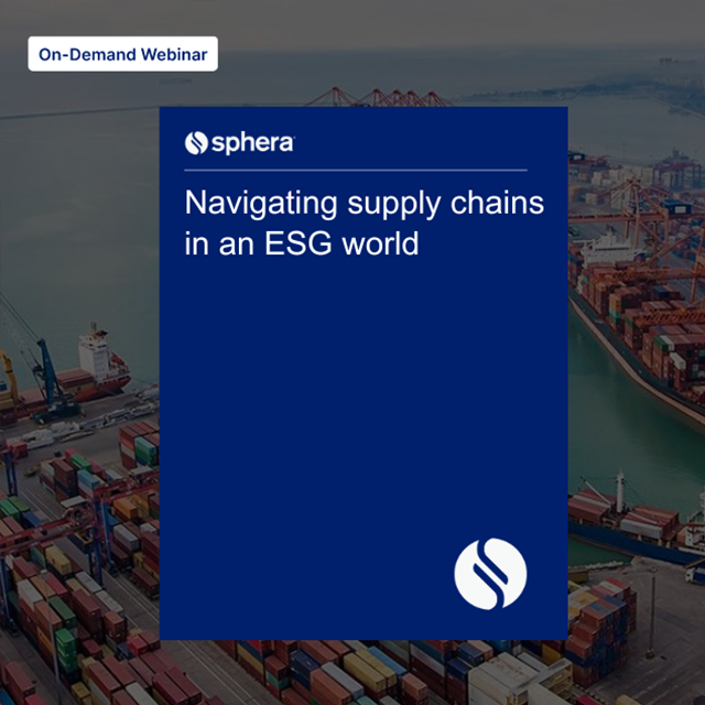 WO 113 – Navigating supply chains in an ESG world Thank You