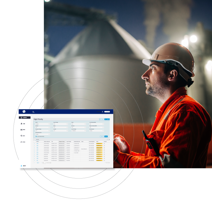 EHS&S Module Graphics_MOC Software – Systematize and optimize your change processes