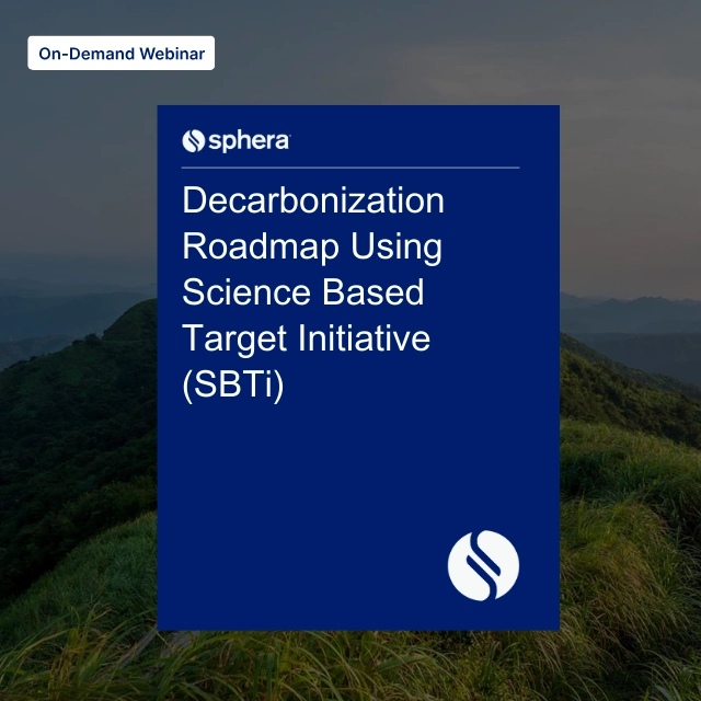 WO 007 – Decarbonization Roadmap Using Science Based Target Initiative (SBTi) copy