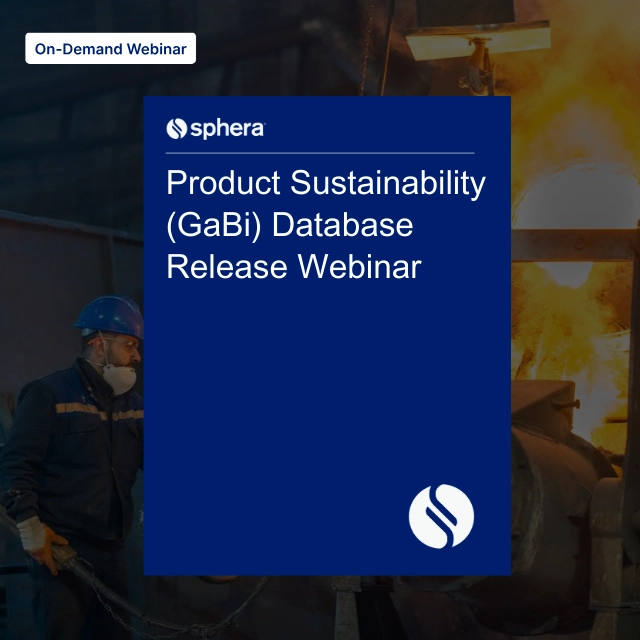 WO 040 – Product Sustainability (GaBi) Database Release Webinar copy