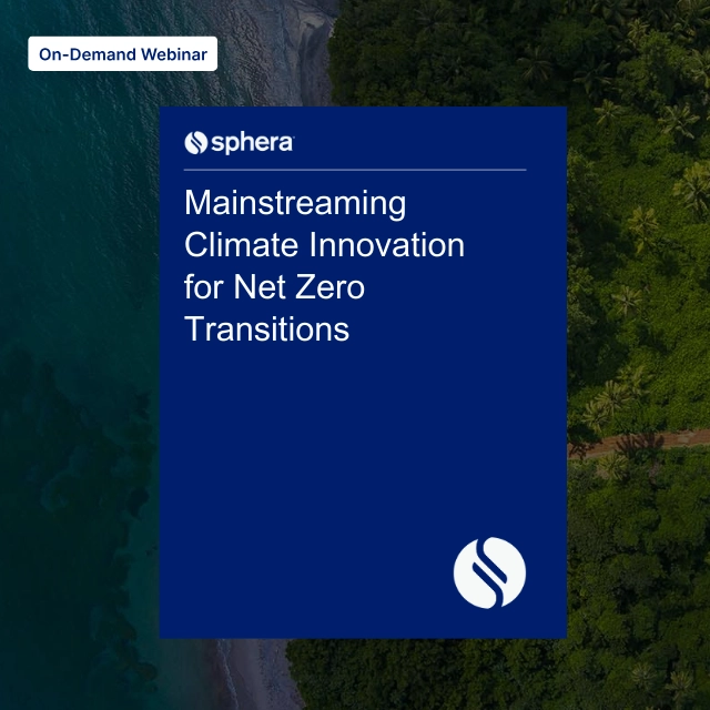 WO 059 – Mainstreaming Climate Innovation for Net Zero Transitions copy