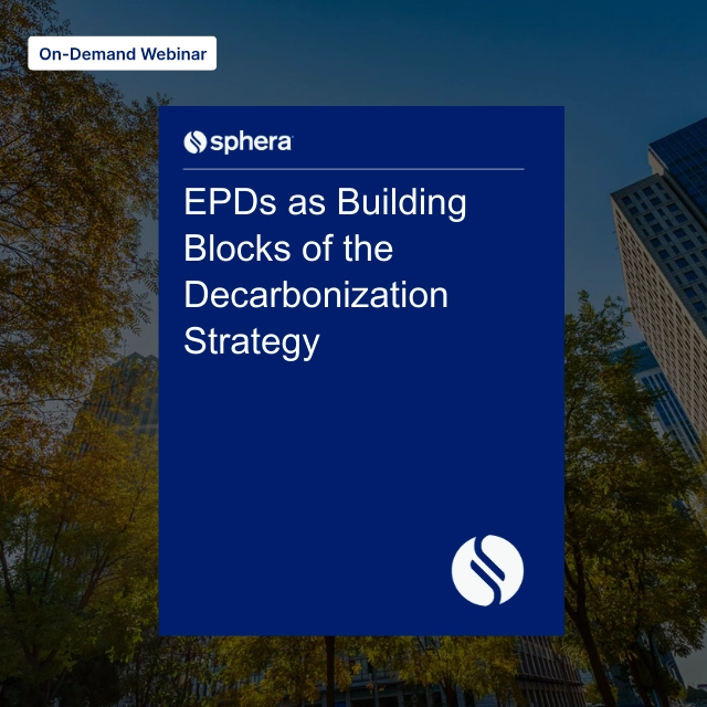 WO 065 – EPDs as Building Blocks of the Decarbonization Strategy copy