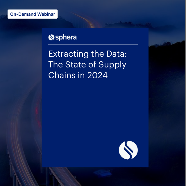 WO 132 – Extracting the Data The State of Supply Chains in 2024