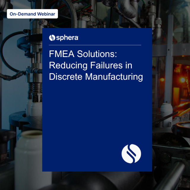 WO 081 – FMEA Solutions Reducing Failures in Discrete Manufacturing thank you