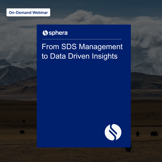 WO 123 From SDS Management to Data Driven Insights Thank You