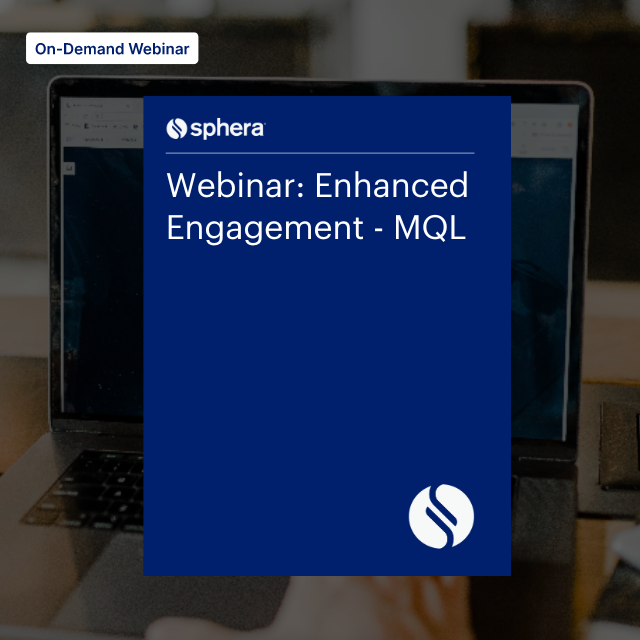 R – W 165 webinar Webinar Enhanced Engagement – MQL